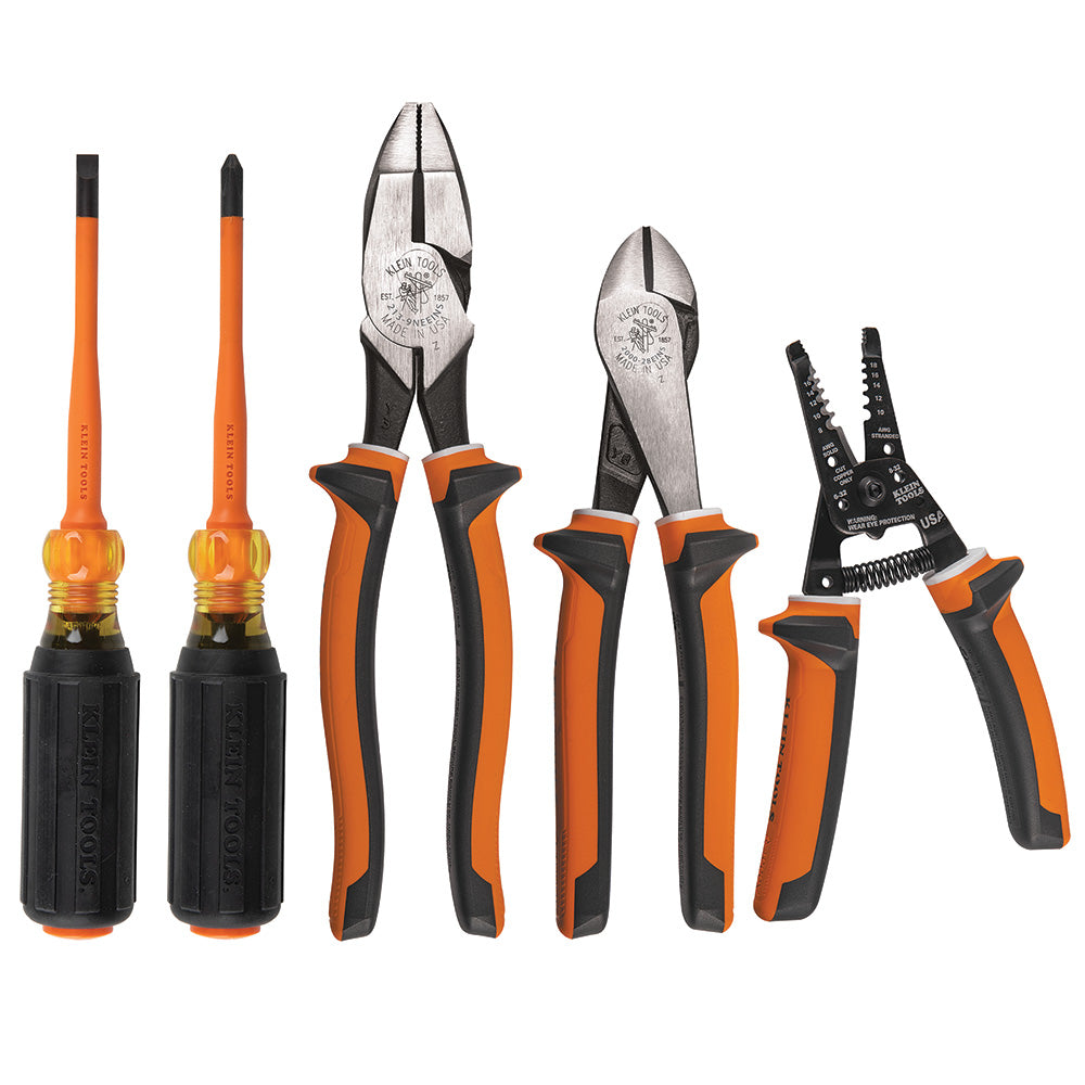 Klein Tools 94130 1000V Insulated Tool Kit, 5-Piece