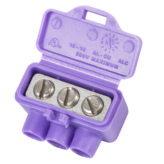 King Innovation 95110 AlumiConn 3-Port Al/Cu Wire Connectors (10-Pack)