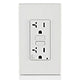 Leviton AFTR2-W 20 Amp, Tamper-Resistant AFCI Outlet with LED Indicator Light