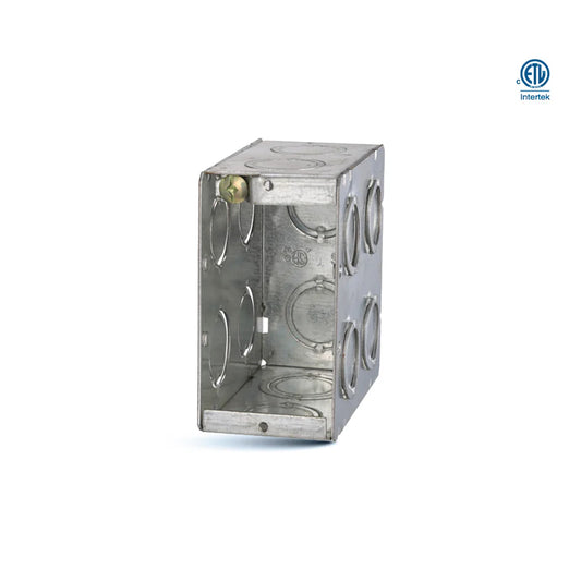 Masonry Box, 1 Gang, 3-1/2" Depth