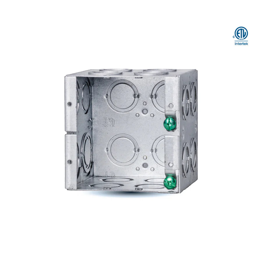 Masonry Box, 2 Gang, 3-1/2" Depth