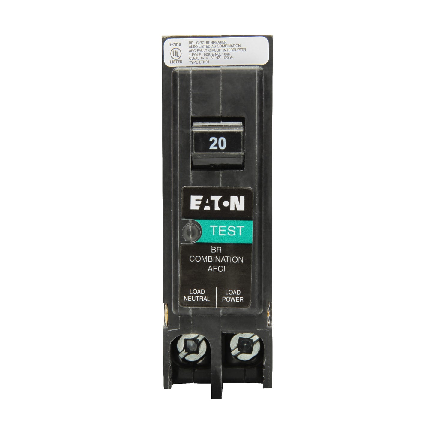 BRP115AFC | Eaton 15 Amp Single Pole Arc Fault (AFCI) Circuit Breaker