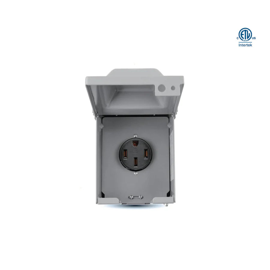 EV-14-50-R | NEMA 14-50R EV Receptacle, 50A, Outdoor Enclosure – Green ...