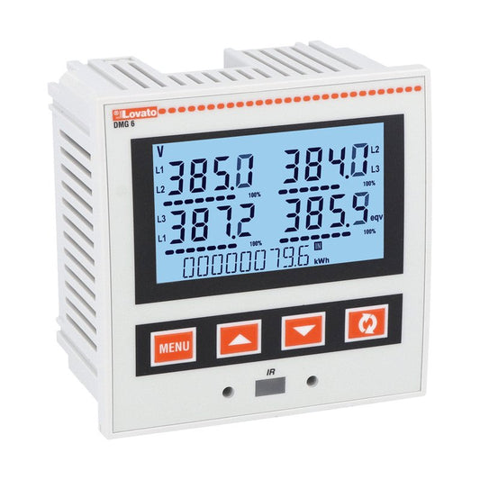 Lovato DMG600 Flush-mount LCD Multimeter