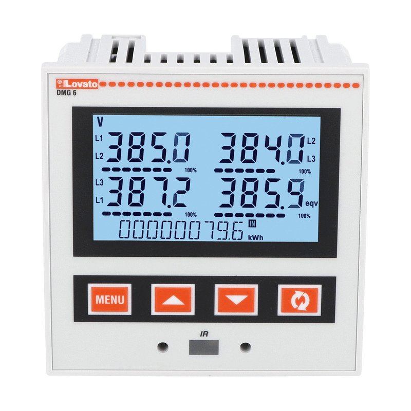 Lovato DMG600 Flush-mount LCD Multimeter