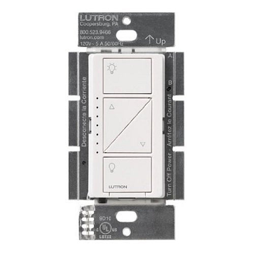 PD-6WCL-WH-C | Lutron Caséta Wireless In-Wall Smart Dimmer, 150W LED/600W Incandescent, White