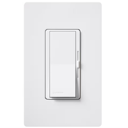 Lutron DVCL-153P-WHC Diva LED+ Dimmer Switch, Single Pole or 3-Way, White