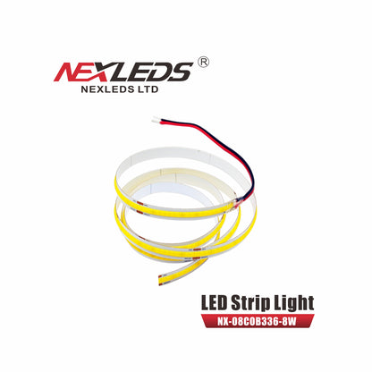 NexLEDS 8mm COB Tapelight IP20