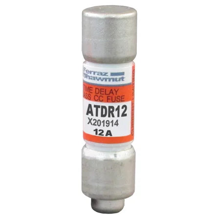 Mersen ATDR12 - Class CC Fuse - Time-Delay 12A 600VAC