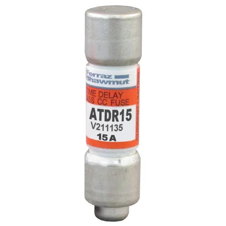 Mersen ATDR15 - Class CC Fuse - Time-Delay 15A 600VAC