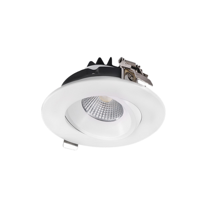 RENO AURA SERIES 4" ROUND REGRESS GIMBAL | 12W | Selectable CCT 27/30/35/40/50K | 120V