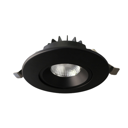 RENO AURA SERIES 4" ROUND REGRESS GIMBAL | 12W | Selectable CCT 27/30/35/40/50K | 120V