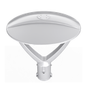 RENO HALO SERIES Architectural Post Top Fixture R1 | Selectable Wattage 40/50/60W | Selectable CCT 3000/4000/5000K | 120-347V