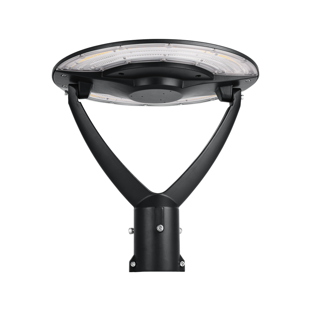 RENO HALO SERIES Architectural Post Top Fixture R1 | Selectable Wattage 40/50/60W | Selectable CCT 3000/4000/5000K | 120-347V