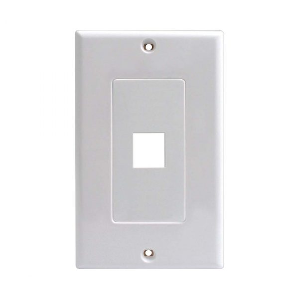 SyncProducts Decora Style Wall Plate & Insert White | SC-DJ1