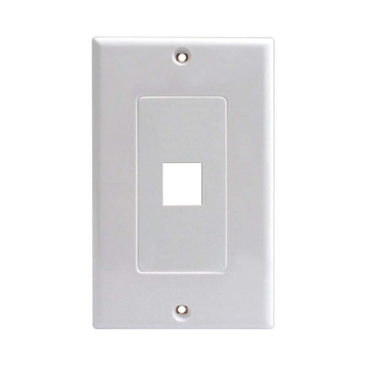 SyncProducts Decora Style Wall Plate & Insert White | SC-DJ1