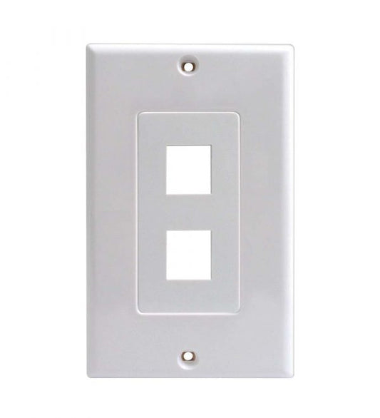 SyncProducts Decora Style Wall Plate & Insert White | SC-DJ2