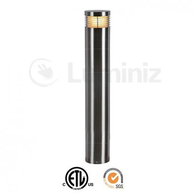 Luminiz SS108123--3S-- Stainless Steel Garden Bollard - 3ft