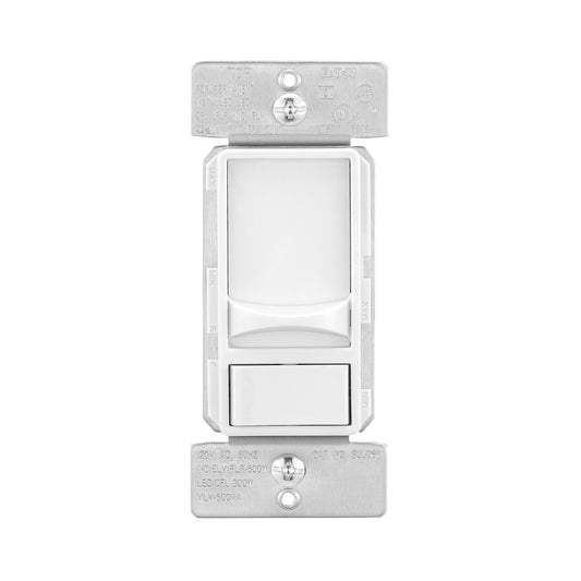 Eaton SUL06P-W Slide Dimmer Switch, Single Pole, 3-Way, White