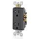 Leviton T5825-E 20 Amp Decora Tamper-Resistant Duplex Outlet/Receptacle, Grounding