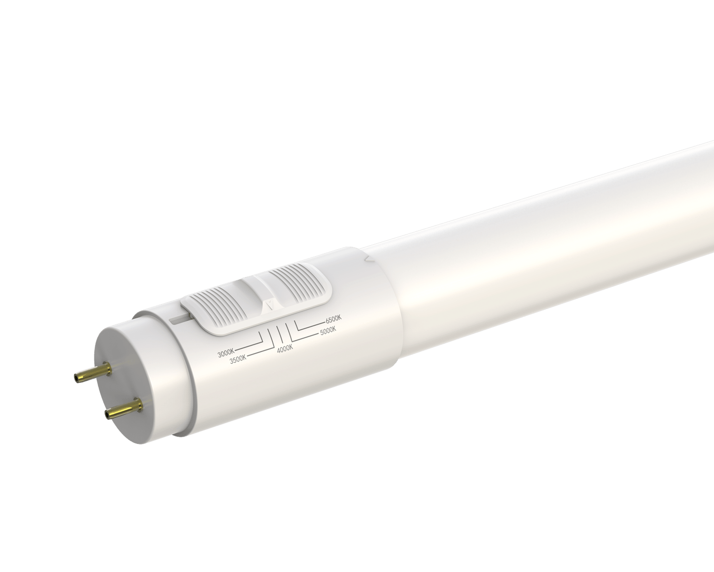 Tubo LED de vidrio T8 de 4 pies con revestimiento de plástico de Votatec