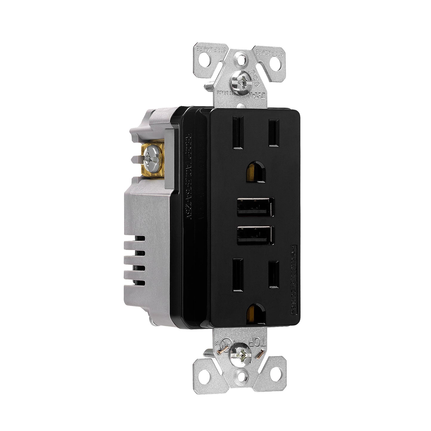 Eaton TR7765BK-BOX USB charger with duplex receptacle