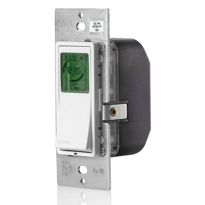 Leviton VPT24-1PZ Indoor Decora 24-Hour Programmable Timer