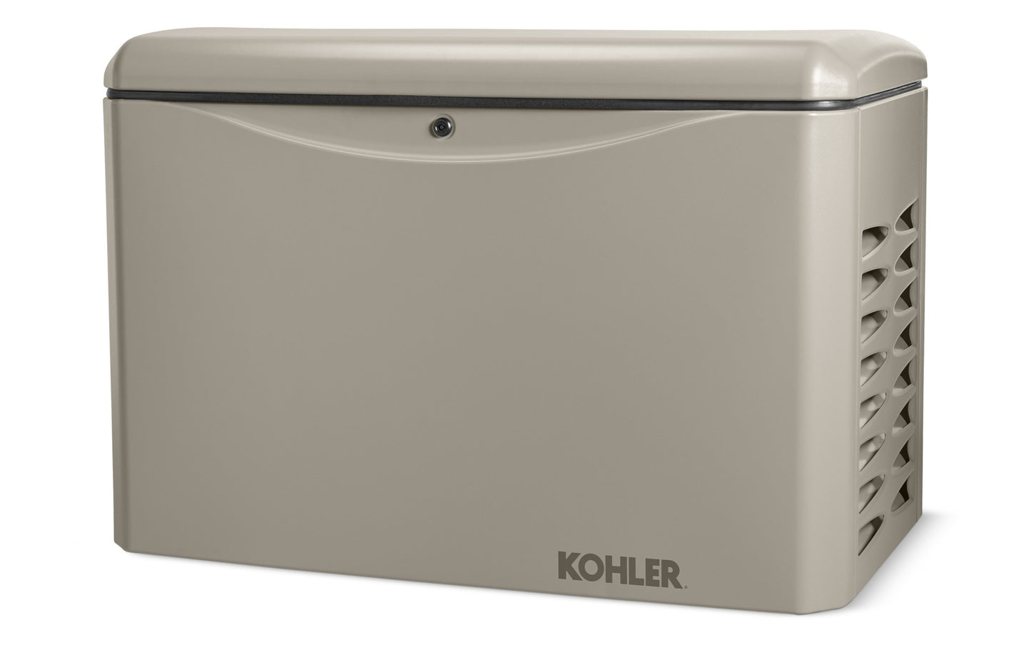 Kohler generator on a white background