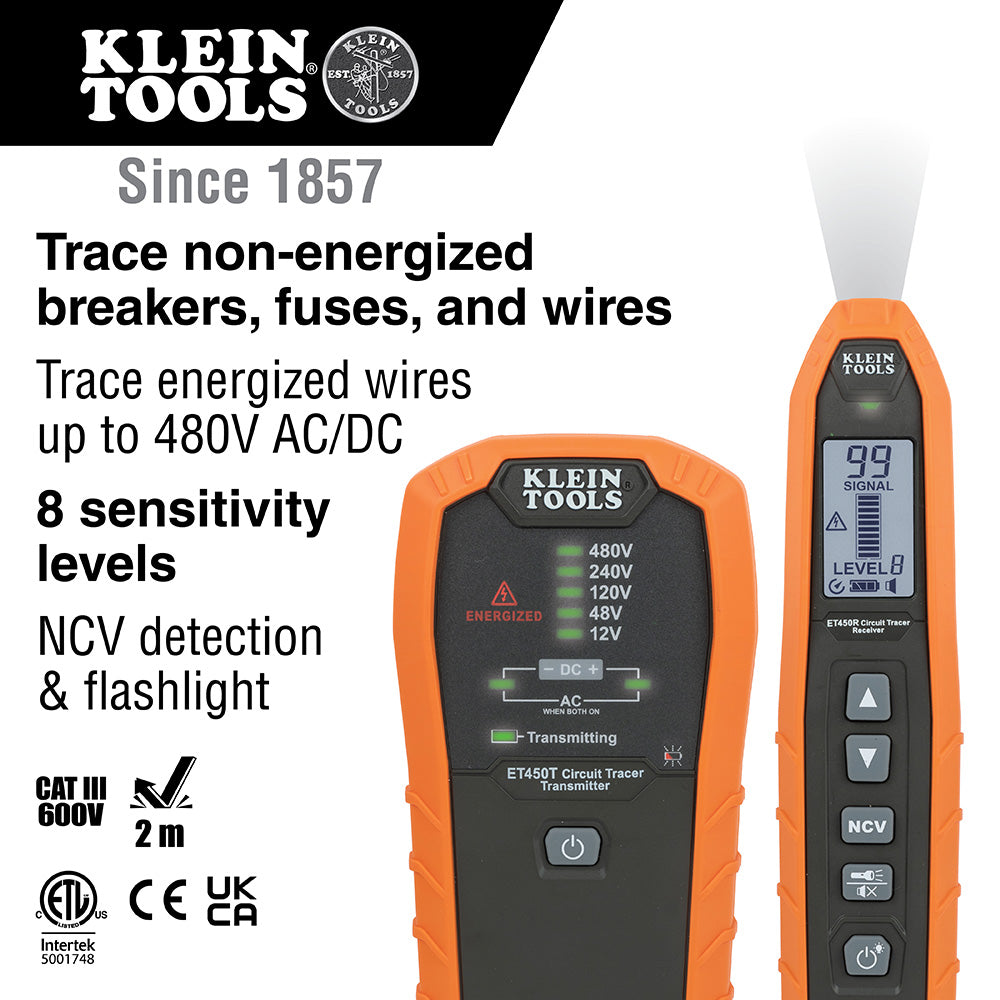 Klein Tools ET450 Advanced Circuit Tracer Kit