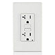 Leviton GFTR2-W 20 Amp, Self Test, Tamper-Resistant GFCI Outlet with LED Indicator Light