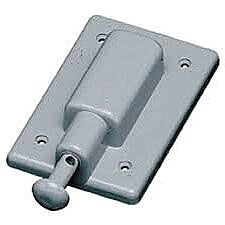 Royal RVPT15/10 Weatherproof Cover Plate, Plunger Style Switch, 1 Gang, PVC |