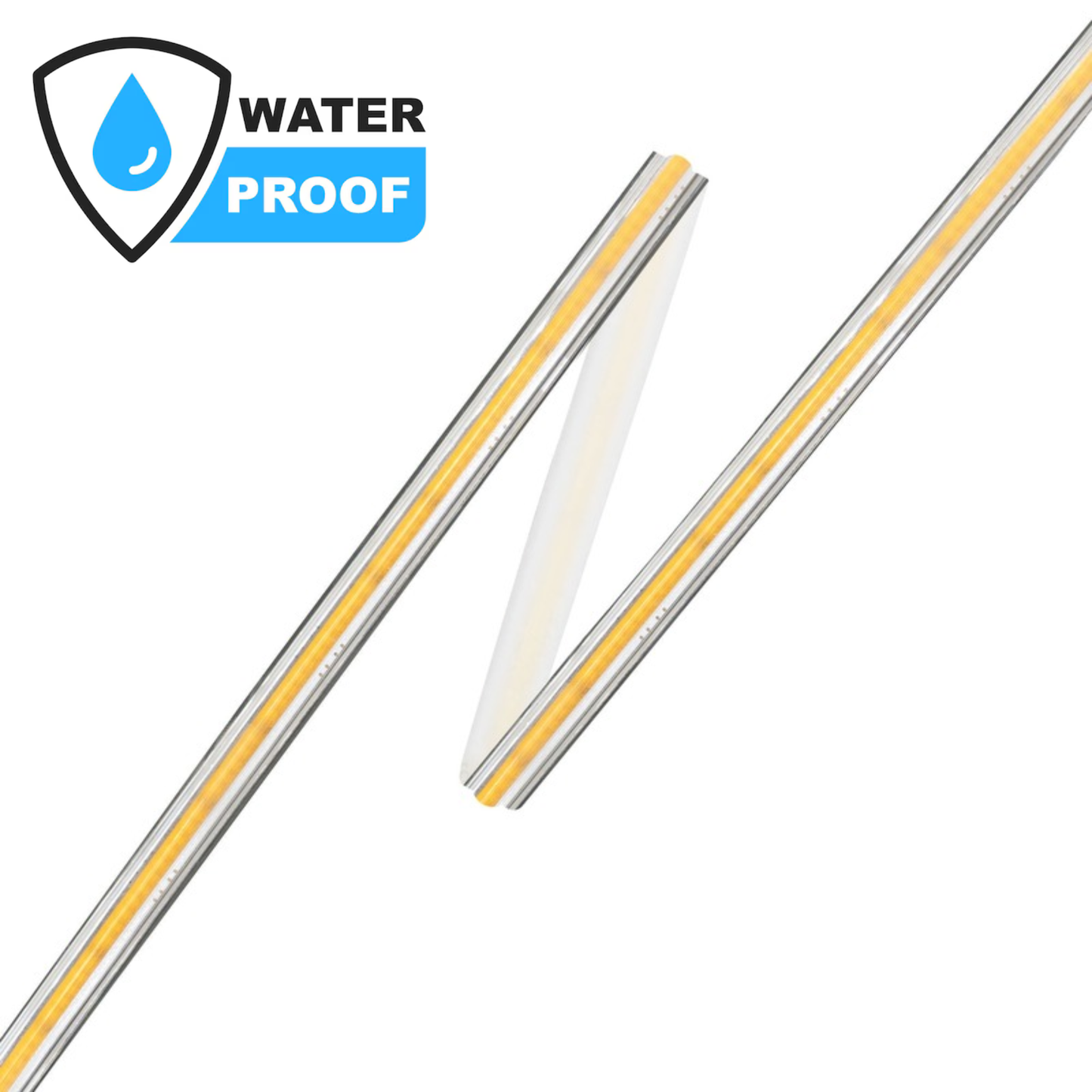 LED COB Tape Light | Waterproof Dot-Free Flexible Strip IP65 24V