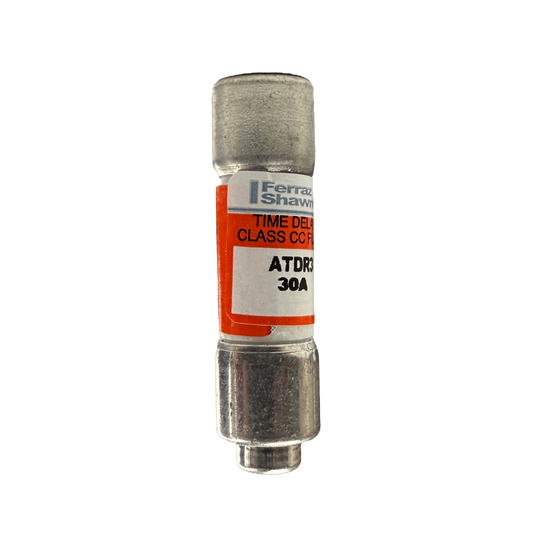Mersen ATDR30 Fuse, Class CC, 30 Amp, Front view
