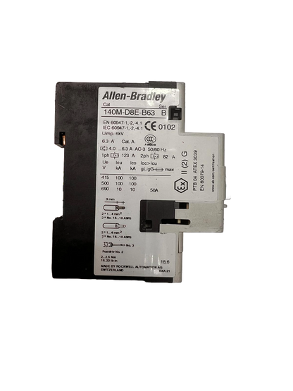 Allen-Bradley 140M-D8E-B63 Motor Protection Circuit Breaker
