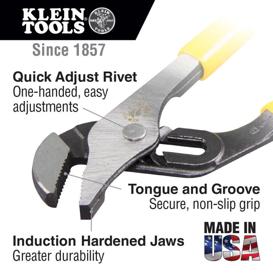 Klein Tools D502-10 Pump Pliers, 10-Inch