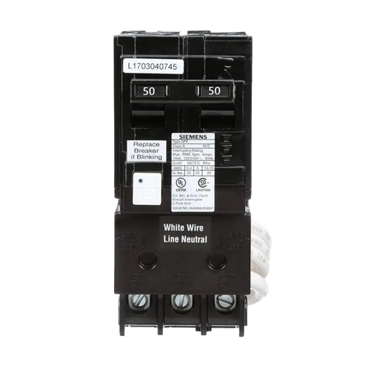 QF250ACSA | Siemens 50A 2 Pole GFCI Breaker 240V