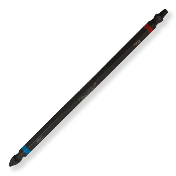 70226BRP1 #2 Phillips and #2 Square Double Ended Impact Blue/Red